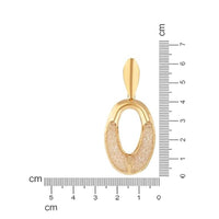 Etnico Latest Trendy Stylish Gold Plated Geometric Twist Chunky Stud Earrings for Women and Girls (Style 3)