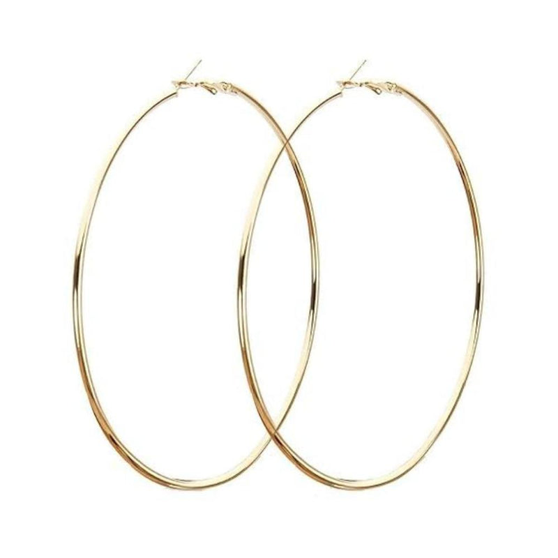 Etnico Stylish Latest Fashion Hoop Earrings For Women (E3218) (Gold)