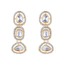 Etnico Latest Fashion Stylish Contemporary Stud Drop Earring For Women