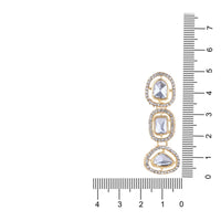 Etnico Latest Fashion Stylish Contemporary Stud Drop Earring For Women