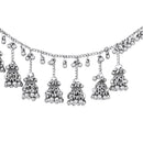 Etnico Traditional Ethnic Ghungroo Jhumka Hair Chain/Earchain For Women