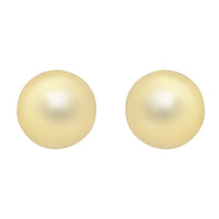 Etnico Gold Plated Half Circle Fashion Stylish Lightweight Chunky Stud Earrings For Women