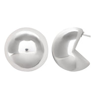 Etnico Half Circle Fashion Stylish Lightweight Chunky Stud Earrings For Woman