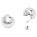 Etnico Half Circle Fashion Stylish Lightweight Chunky Stud Earrings For Woman