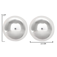 Etnico Half Circle Fashion Stylish Lightweight Chunky Stud Earrings For Woman