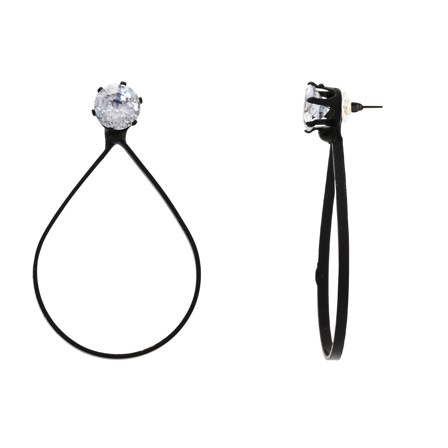 Etnico Stylish Oval Shaped Lightweight Fancy Earring For Women