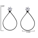 Etnico Stylish Oval Shaped Lightweight Fancy Earring For Women