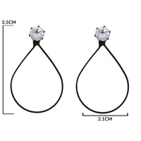 Etnico Stylish Oval Shaped Lightweight Fancy Earring For Women