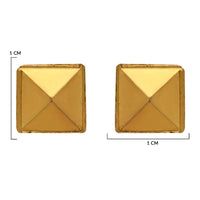 Etnico Gold Plated 3 different Design Lightweight Studs Earrings Combo For Women