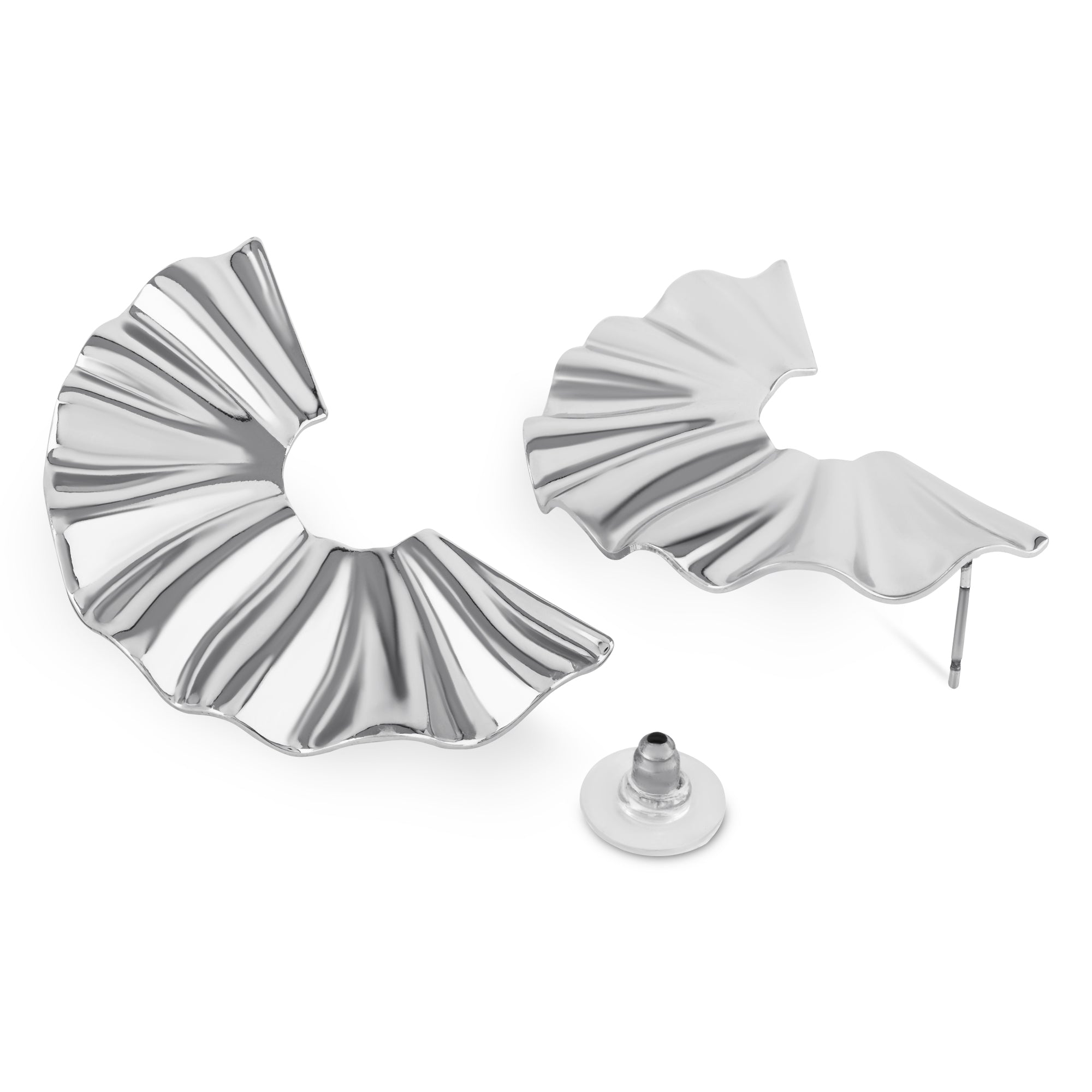 Etnico Fashion Latest Stylish Trendy Lightweight Dangle Earrings For Women (Silver)
