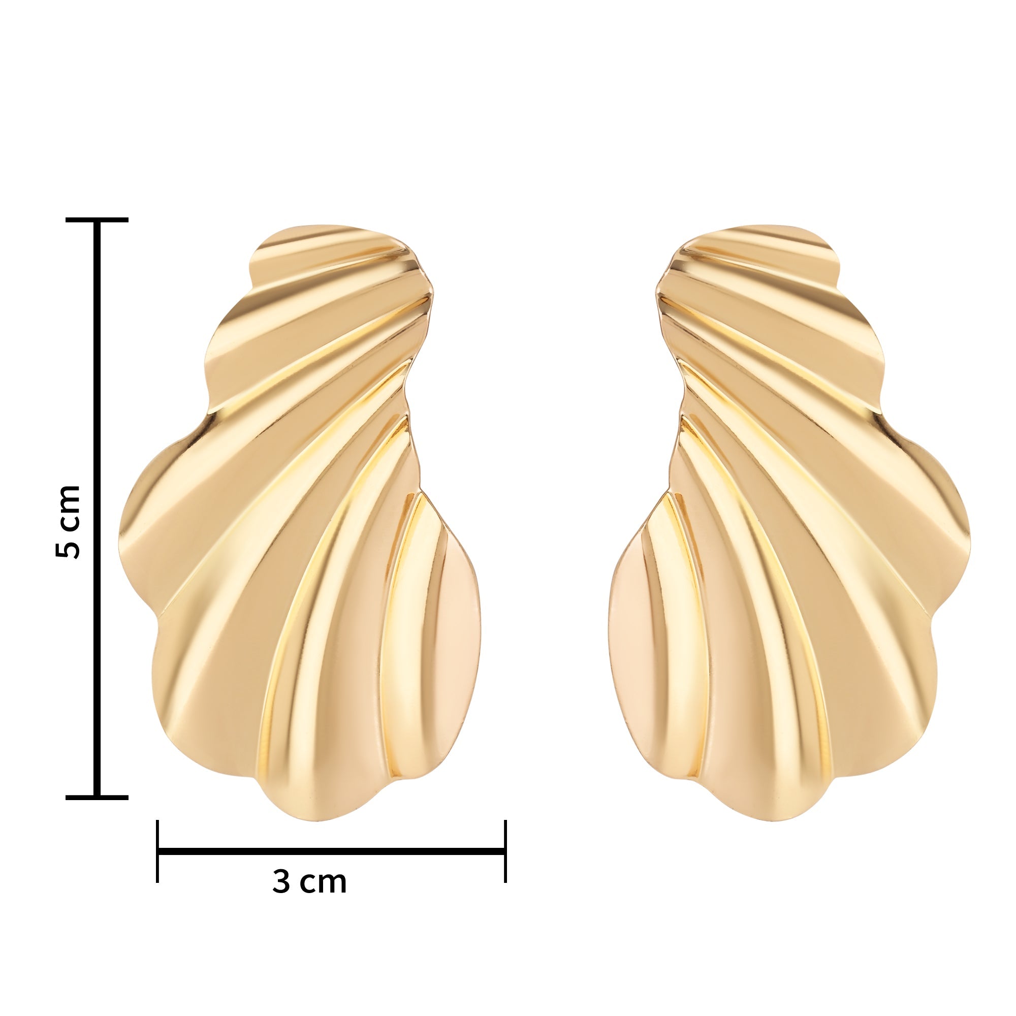 Etnico Fashion Latest Stylish Trendy Lightweight Dangle Earrings For Women (Gold)