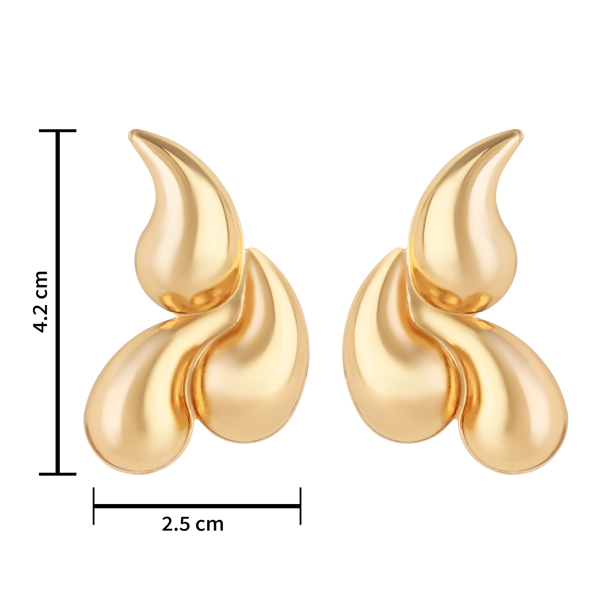 Etnico Fashion Latest Stylish Trendy Lightweight Dangle Earrings For Women (E3364FL)