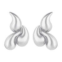 Etnico Fashion Latest Stylish Trendy Lightweight Dangle Earrings For Women (Silver)