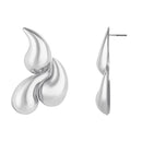 Etnico Fashion Latest Stylish Trendy Lightweight Dangle Earrings For Women (Silver)