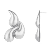 Etnico Fashion Latest Stylish Trendy Lightweight Dangle Earrings For Women (Silver)