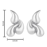 Etnico Fashion Latest Stylish Trendy Lightweight Dangle Earrings For Women (Silver)