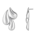 Etnico Fashion Latest Stylish Trendy Lightweight Dangle Earrings For Women (Silver)