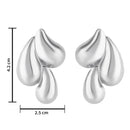 Etnico Fashion Latest Stylish Trendy Lightweight Dangle Earrings For Women (Silver)