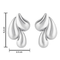 Etnico Fashion Latest Stylish Trendy Lightweight Dangle Earrings For Women (Silver)