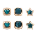Etnico Fashion Latest Stylish Trendy Lightweight Modern Stud Earrings Combo Set for Women (Montana)