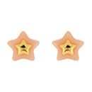 Etnico Fashion Latest Stylish Trendy Lightweight Modern Stud Earrings Combo Set for Women (Peach)