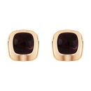 Etnico Fashion Latest Stylish Trendy Lightweight Modern Stud Earrings Combo Set for Women (Wine)