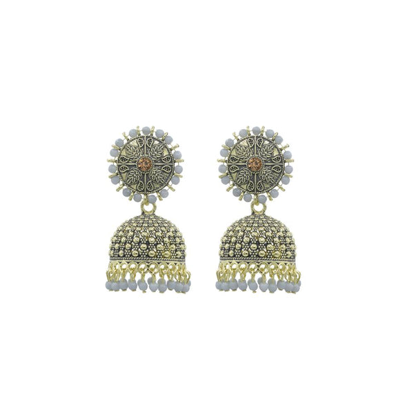 Asmitta Gold Plated Jhumki Earrings