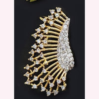Js Fashion Designer Austrian Stone Stud Earrings