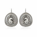 JS Fashion Oxidised Plated Royal Stud Earrings for Women