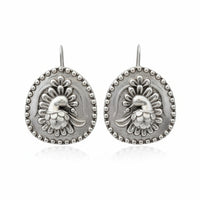 JS Fashion Oxidised Plated Royal Stud Earrings for Women
