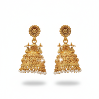 Js Fashion Designer Pearls Jhumki Earrings