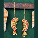 Js Fashion  Traditional Temple Design Long Earrings for Women