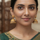 Js Fashion  Traditional Antique Jhumka Earrings for Wedding Wear