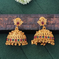 Js Fashion  Traditional Antique Jhumka Earrings for Wedding Wear