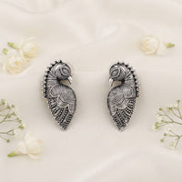 Js Fashion Pack of 4 Designer Oxidized Earrings for Women