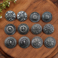 Js Fashion Pack of 3 Oxidized Silver Peacock Stud Earrings for Women