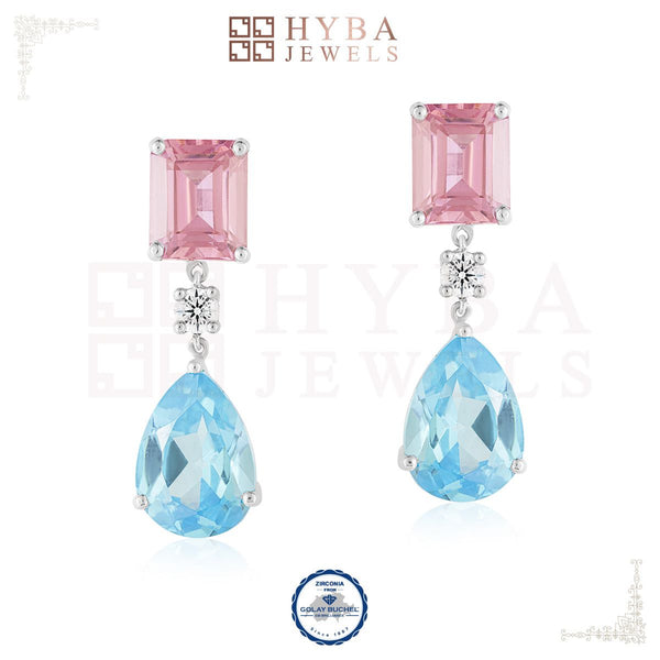 Elegant Drop Dangler Earrings By Hyba Jewels