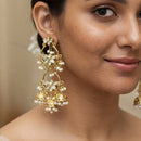 Js Fashion  Double type mehandi polish antique jhumka