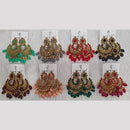 Dhwani Elegant Pota Stone And Pearl Dangler Earrings (Pack of 8)