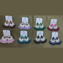 Dhwani Luxury Kundan Stone Pearl And Beads Dangler Earrings 