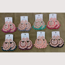 Dhwani Classic Kundan Stone And Beads Ethnic Dangler Earrings