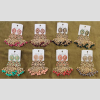 Dhwani Luxury Pota Stone And Pearl Dangler Earrings (Pack of 12)