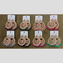 Dhwani Luxury Pota Stone And Pearl Dangler Earrings (Pack of 8)