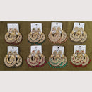 Dhwani Classic Kundan Stone And Pearl Ethnic Dangler Earrings