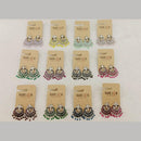 Dhwani Elegant Pota Stone And Pearl Elephant Dangler Earrings