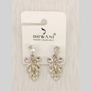 Dhwani Trendy Crystal Stone Dangler Earrings