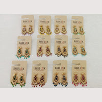 Dhwani Elegant Pota Stone And Pearl Dangler Earrings