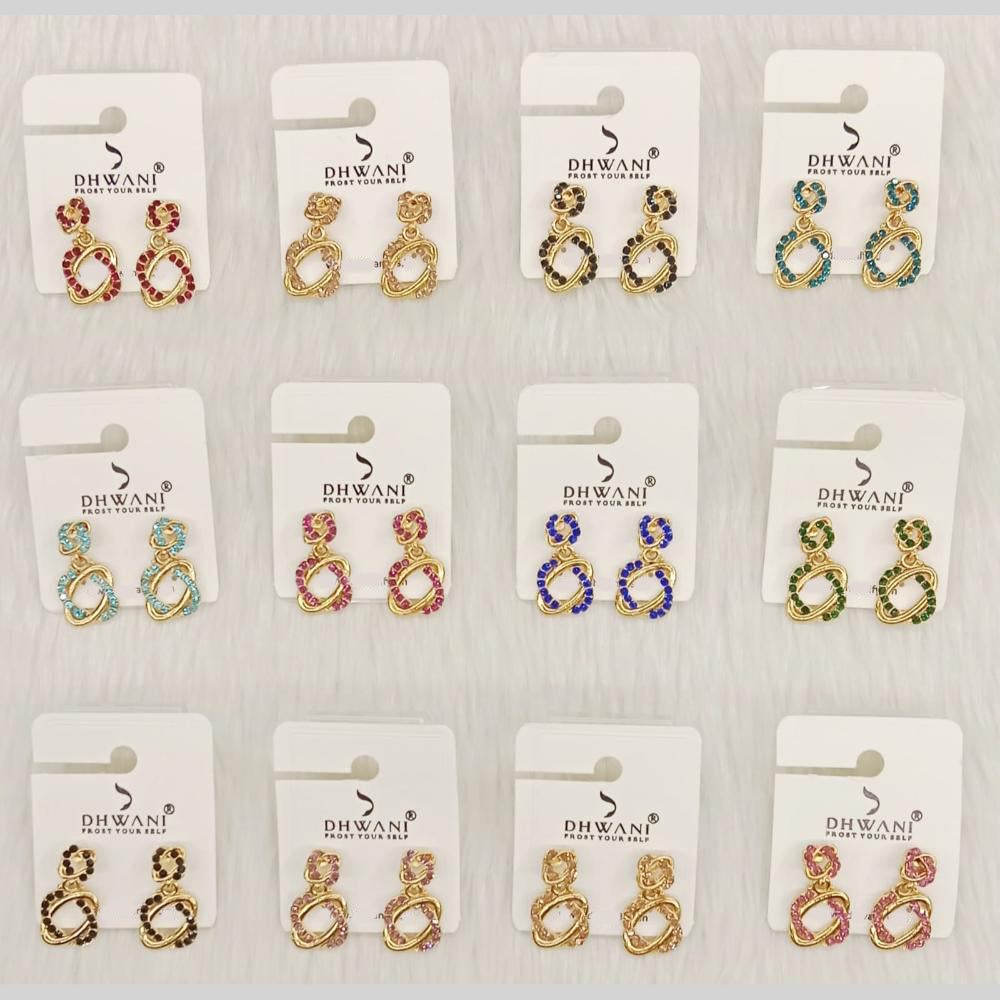 Dhwani Stylish Austrian Stone Dangler Earrings