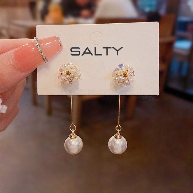 Salty Charming Seasalt Pearl Earrings - Drops & Danglers