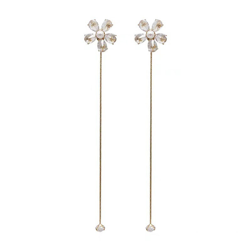 Salty Blossom 2in1 Stud Earrings - Drops & Danglers